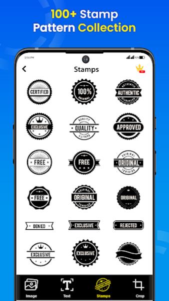 Stamp Maker – Image Watermark Скриншот 1