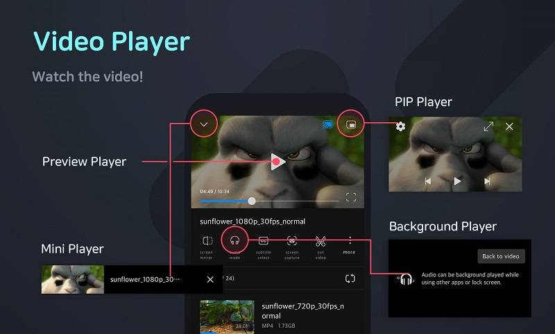 FX Player Schermafbeelding 2