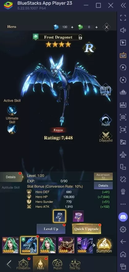 ATHENA: Blood Twins character progression system explained
