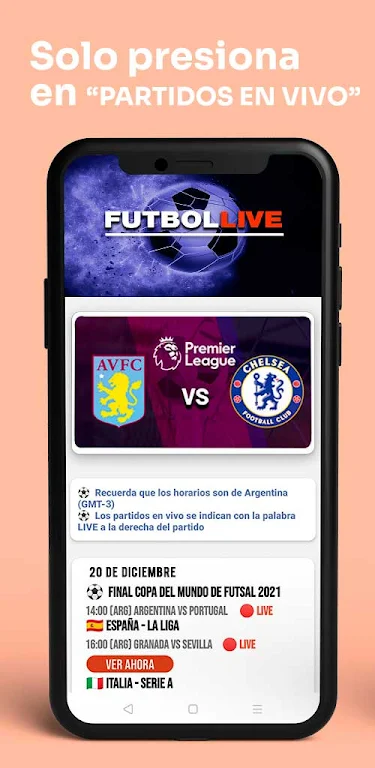 Futbol Live Скриншот 3