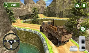 Offroad US Army Truck Driving Скриншот 3