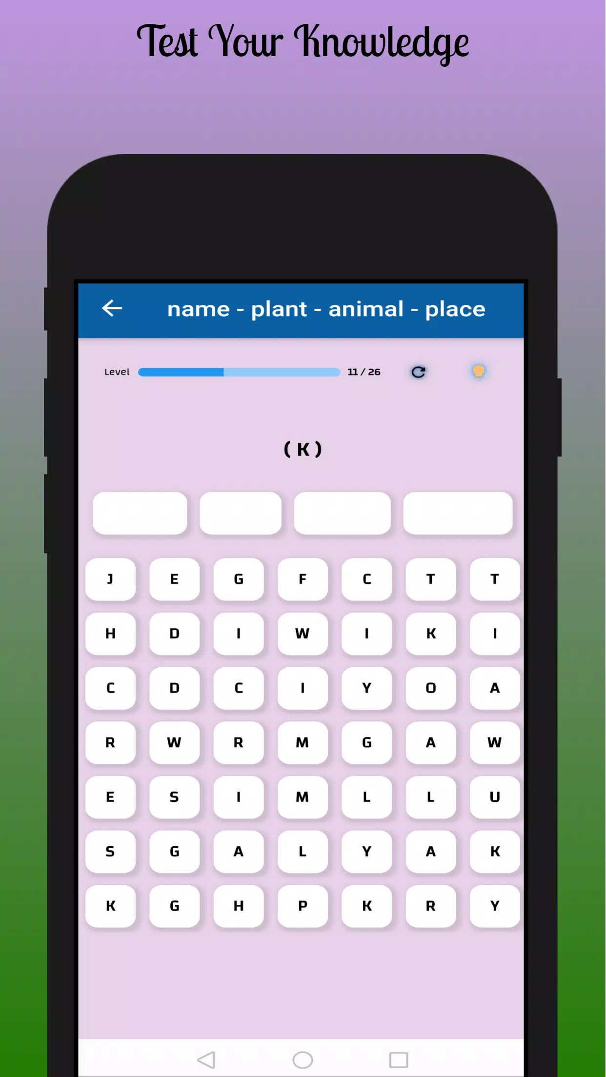 Name Plant Animal : Crossword ဖန်သားပြင်ဓာတ်ပုံ 1