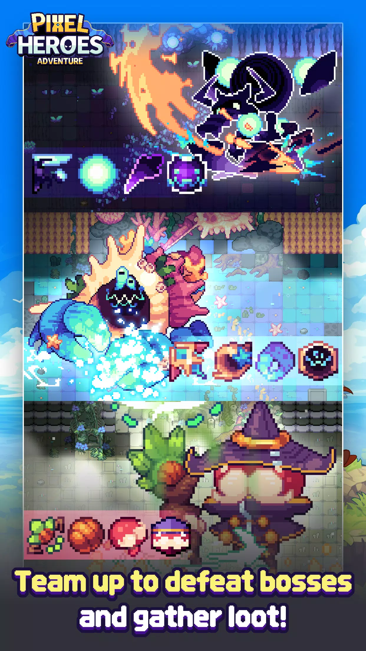 Pixel Heroes Adventure Tangkapan skrin 1