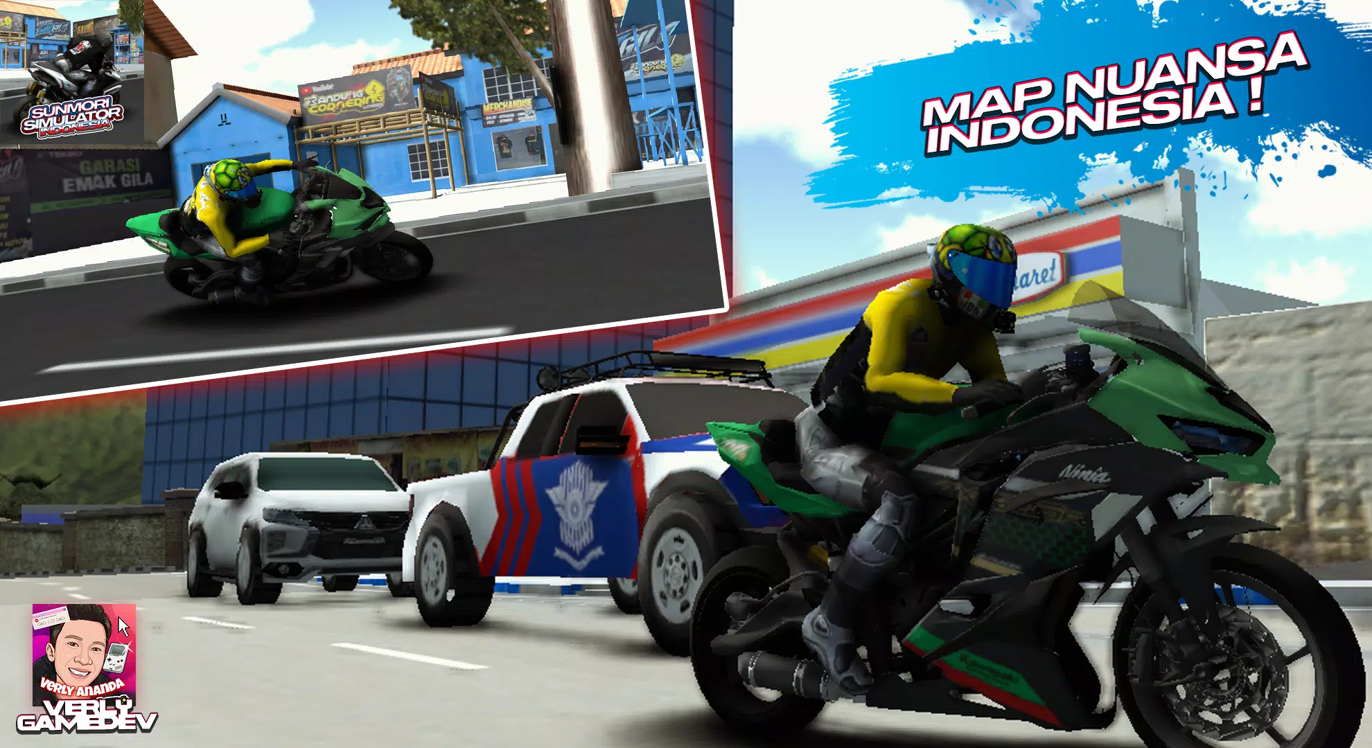Sunmori Simulator Indonesia 3D スクリーンショット 1