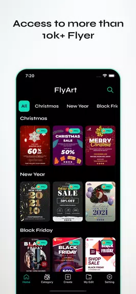 FlyArt - Flyer Creator スクリーンショット 2