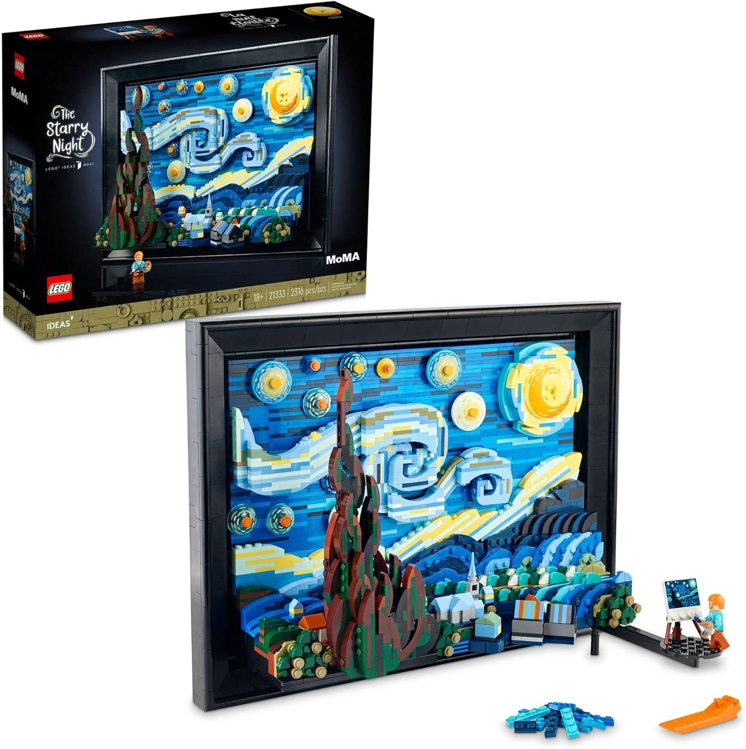 Idées LEGO Vincent van Gogh la nuit étoilée