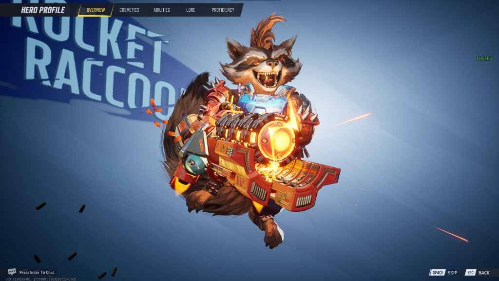 Rocket Waschbär Marvel Rivals