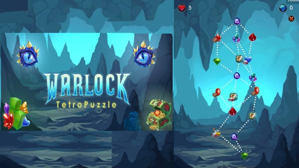 "Warlock TetroPuzzle: A Magical Mix of Candy Crush and Tetris"