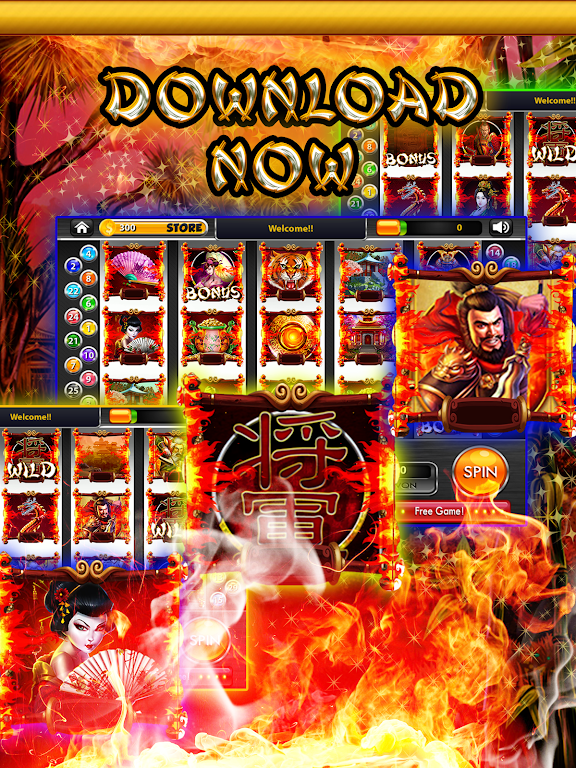 Blazing Samurai Slots – Free Screenshot 1