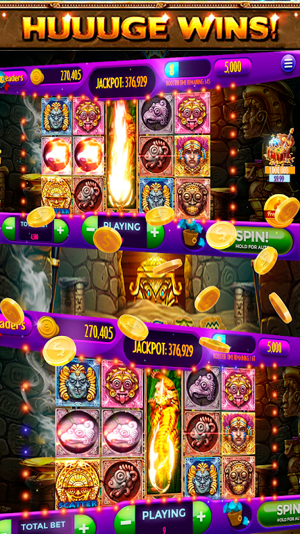 Slots! Azetc Gold Treasures Vegas Slot machines Captura de tela 2