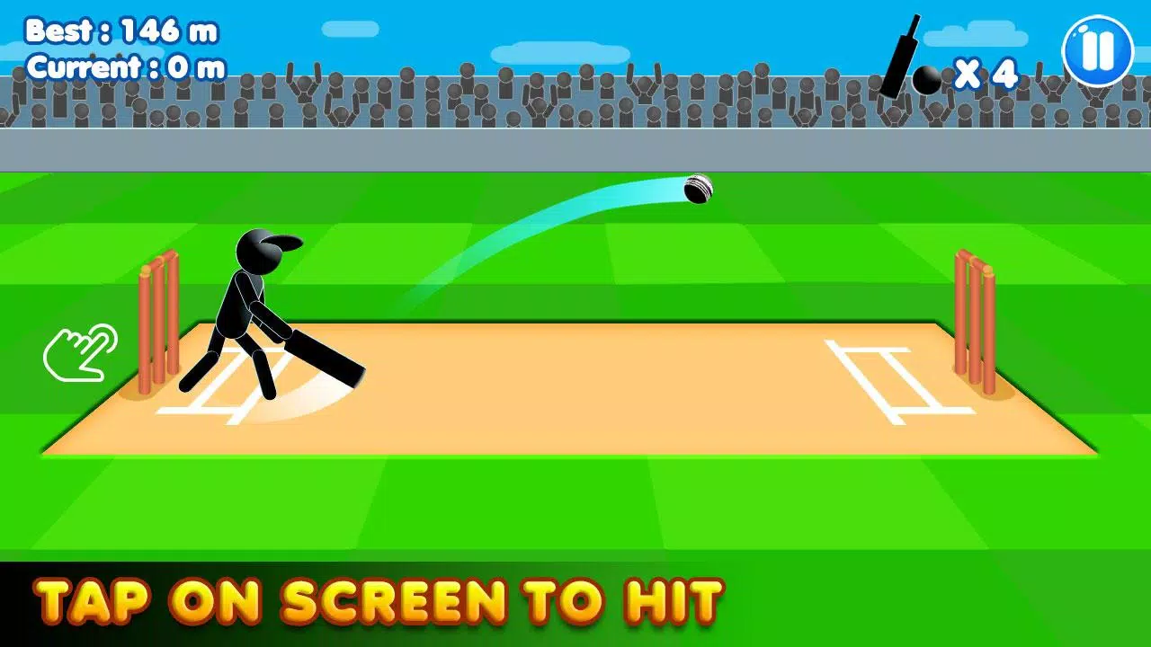 Stickman Cricket:Cricket Games Screenshot 1