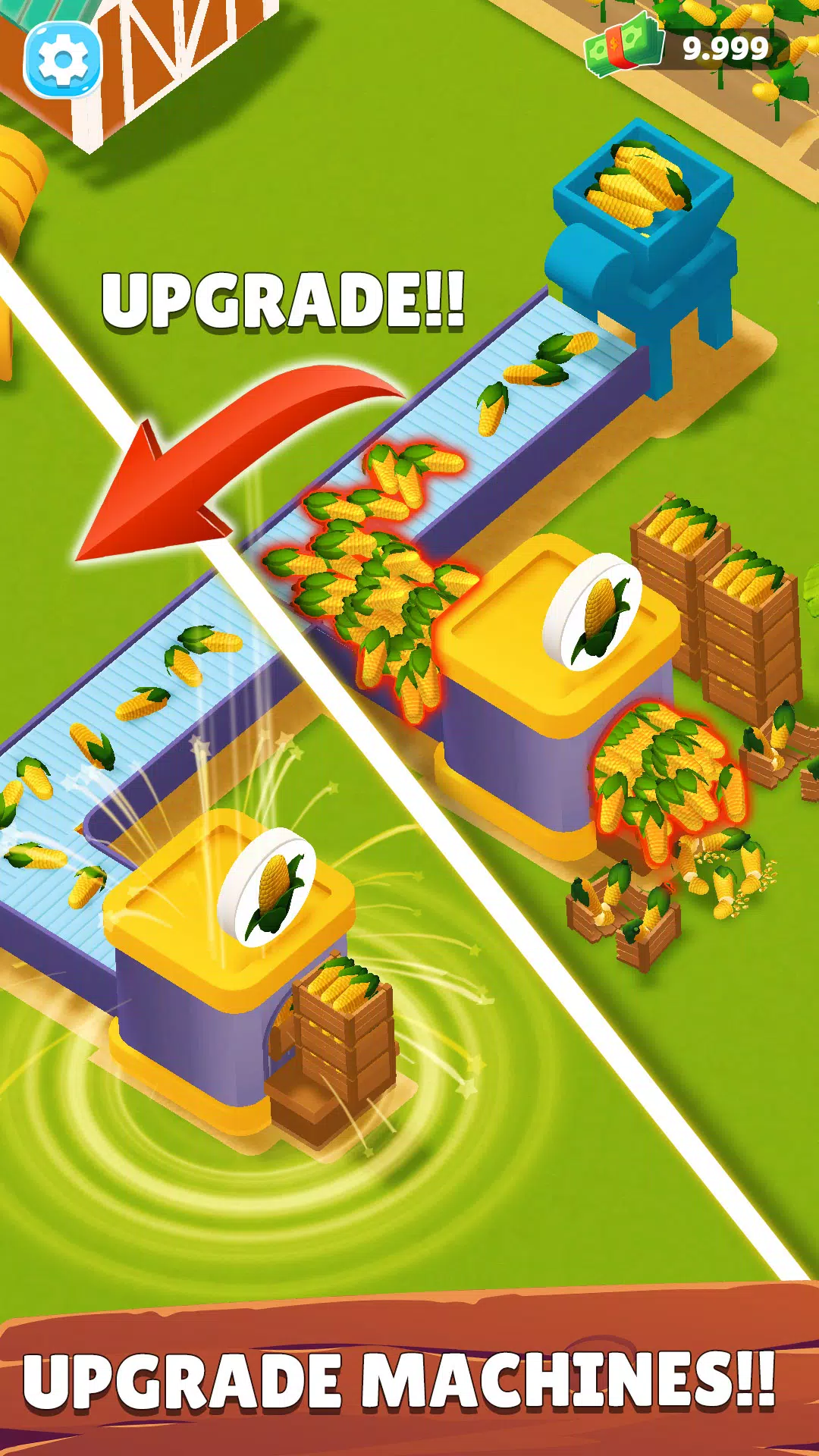 Crop to Craft - Idle Farm Game Schermafbeelding 1