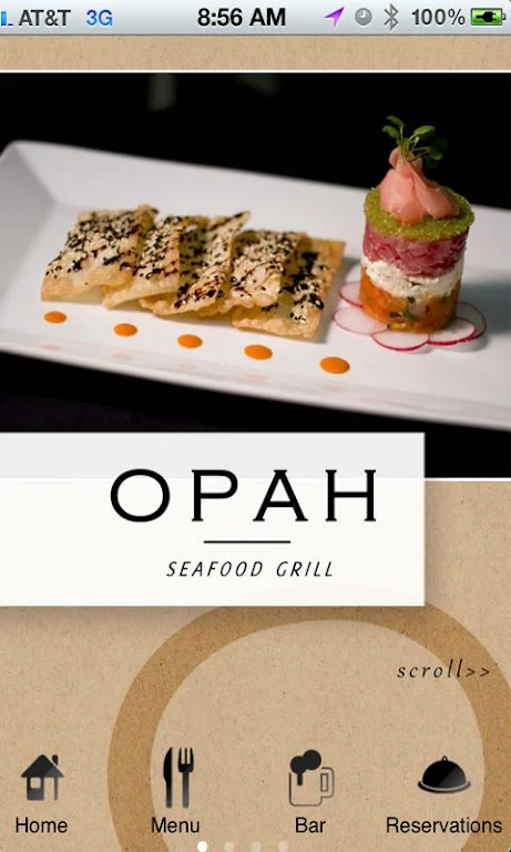 Opah Seafood Grill Ekran Görüntüsü 0