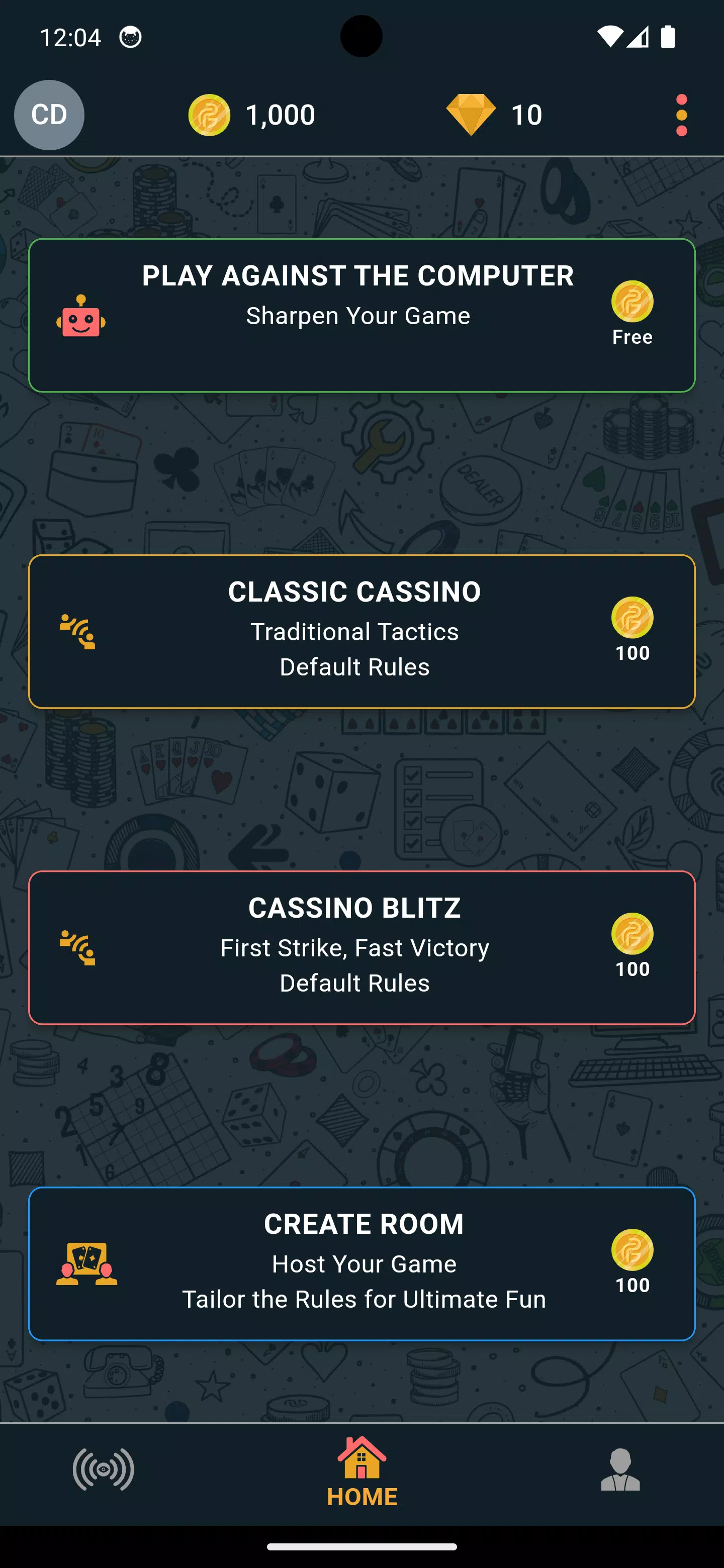 Pocket Cassino 스크린샷 3