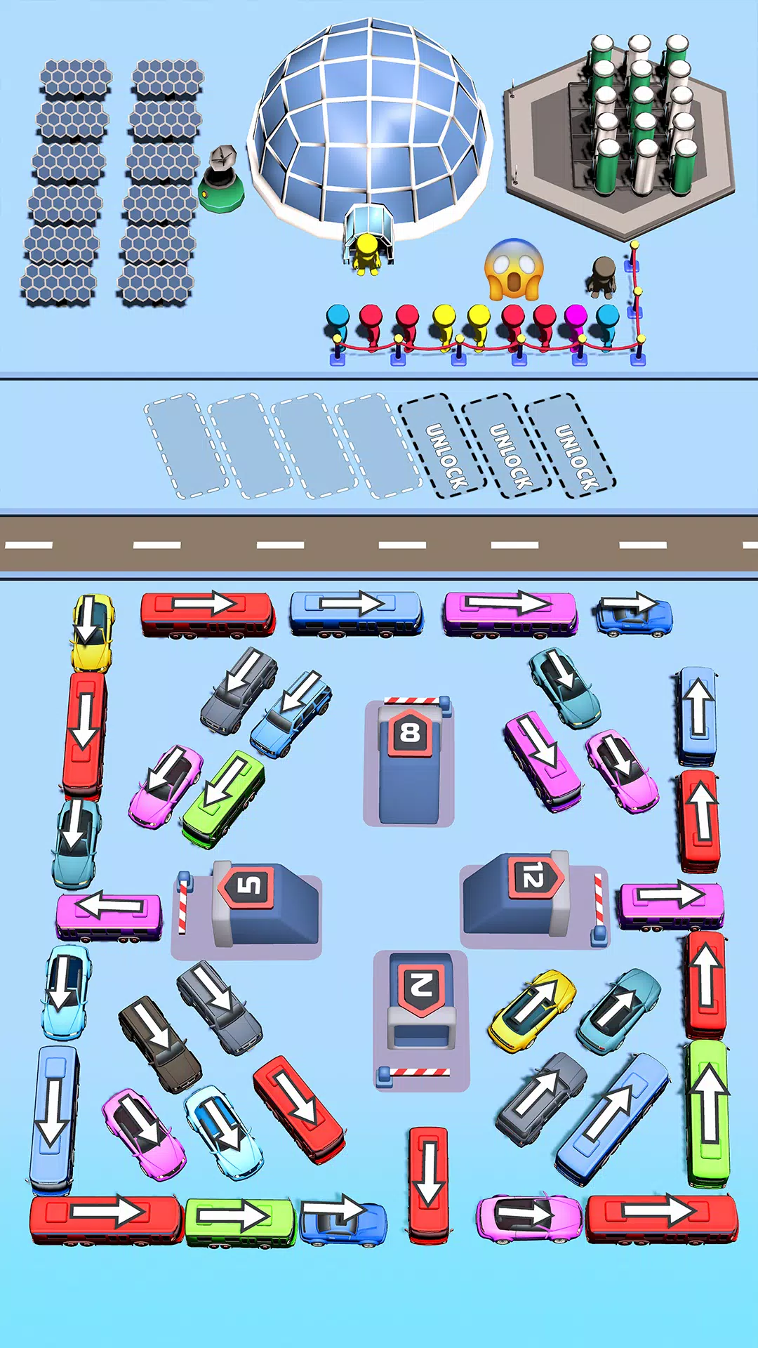 Bus Swipe: Car Parking Jam應用截圖第1張