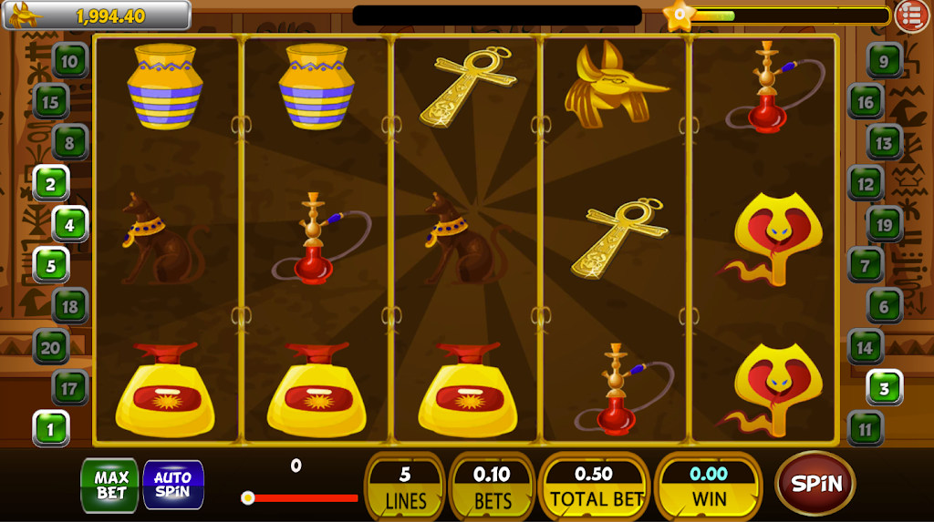 Classic Cleopatra Egypt Slot Machine ♛ ภาพหน้าจอ 0