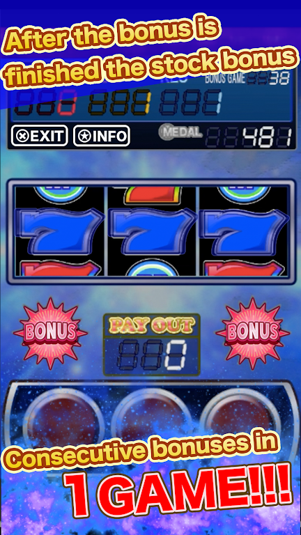 Slots【1G combo】Japanese Free Pachi-Slot game স্ক্রিনশট 1