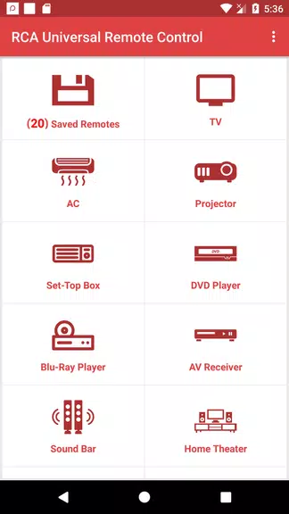 RCA Universal Remote ภาพหน้าจอ 0