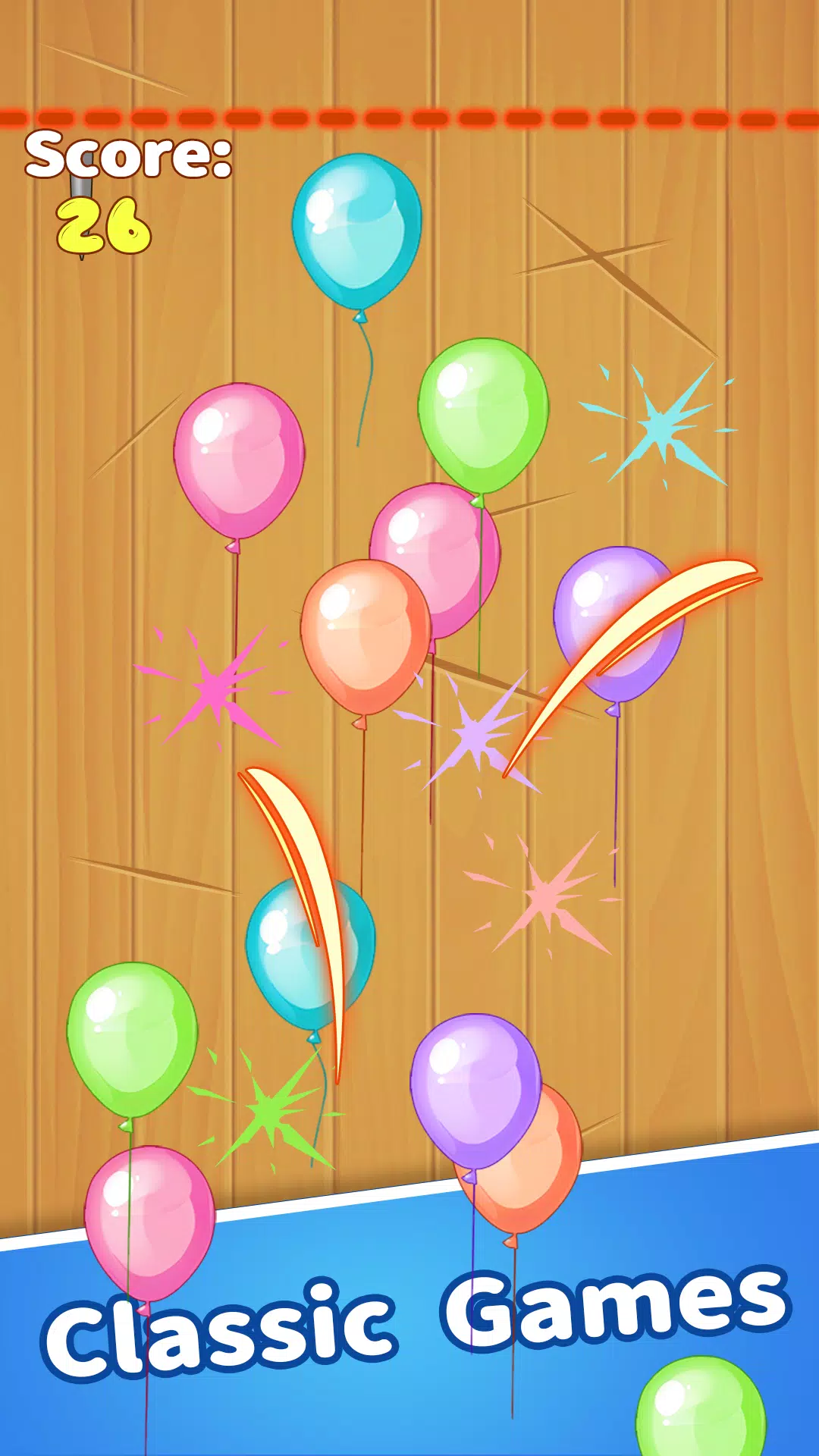 Crazy Breaking Balloons ภาพหน้าจอ 0