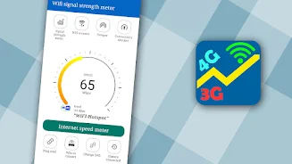 WiFi analyzer, WiFi speedmeter ဖန်သားပြင်ဓာတ်ပုံ 0