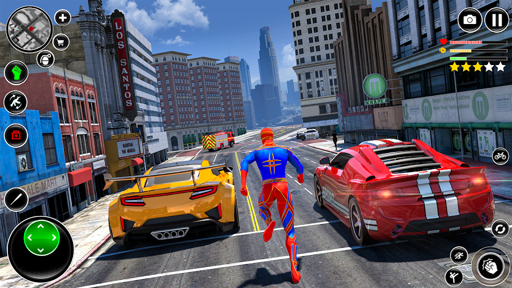 Spider Rope Man Superhero Game স্ক্রিনশট 3