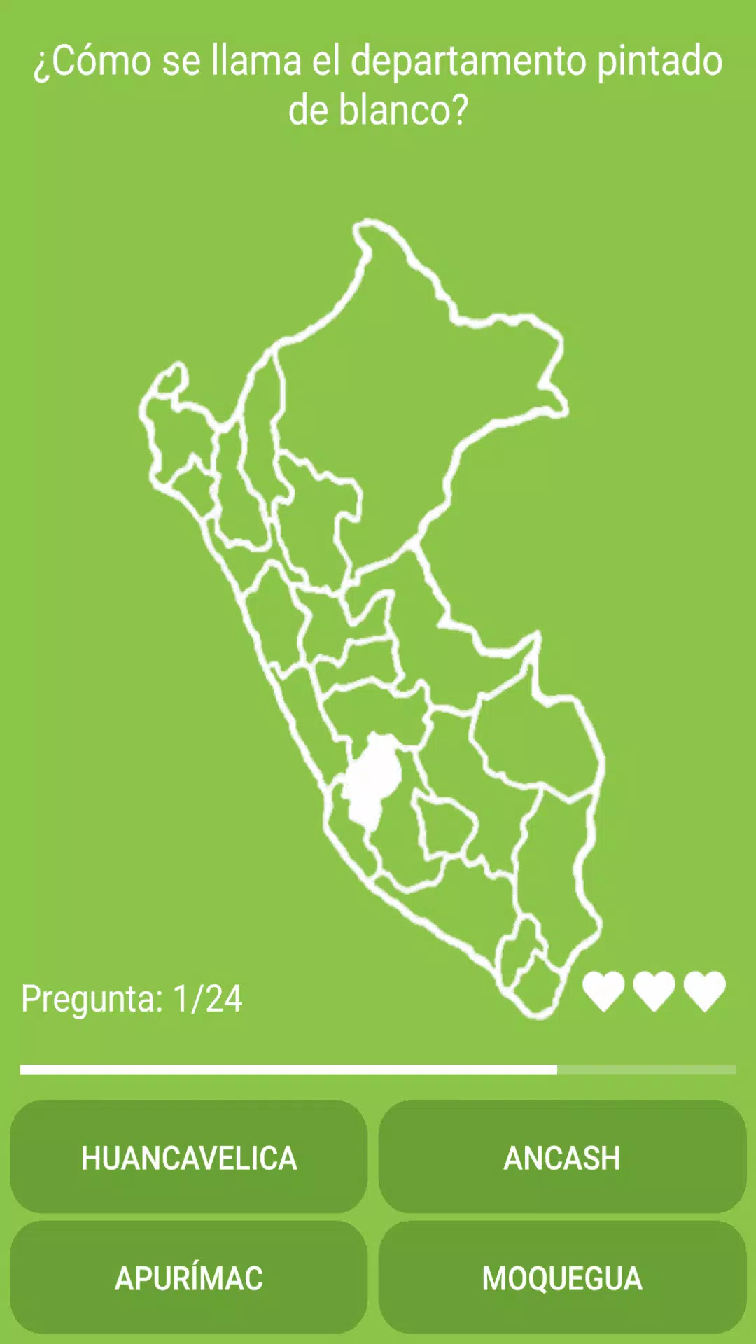 Test: ¿Cuánto sabes de Perú? Zrzut ekranu 3