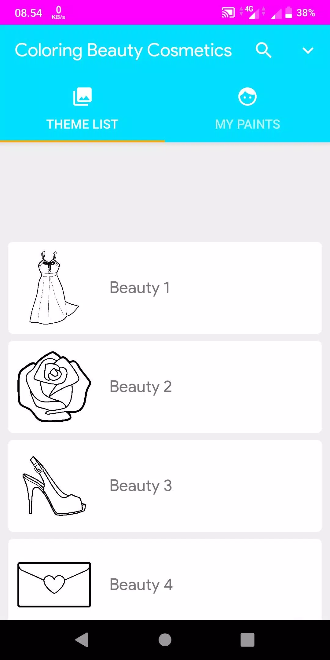 Coloring Beauty Cosmetics স্ক্রিনশট 0