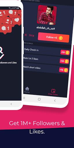 TikFollowers - Get Free Tiktok Followers and Likes Screenshot 1