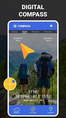 Digital Compass - GPS Compass Скриншот 0