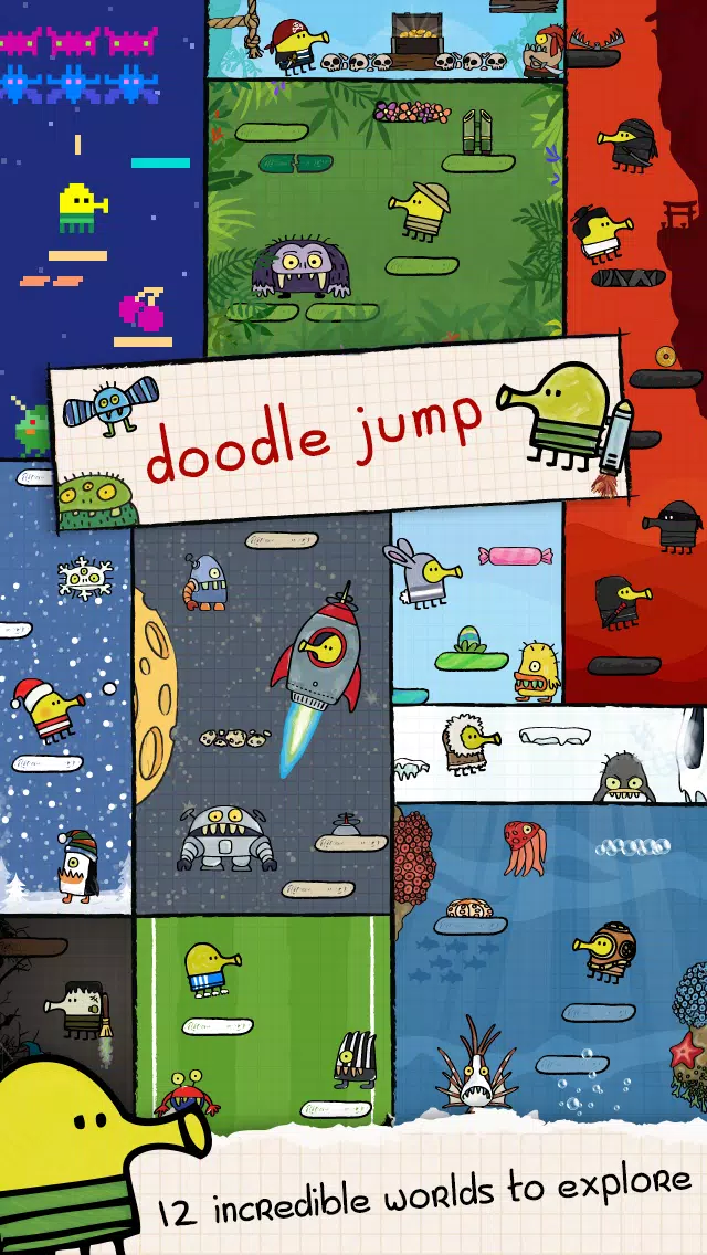 Doodle Jump Tangkapan skrin 1