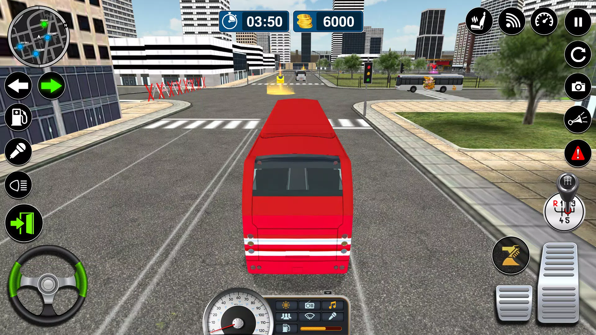 City Bus Steer Challenge Tangkapan skrin 2