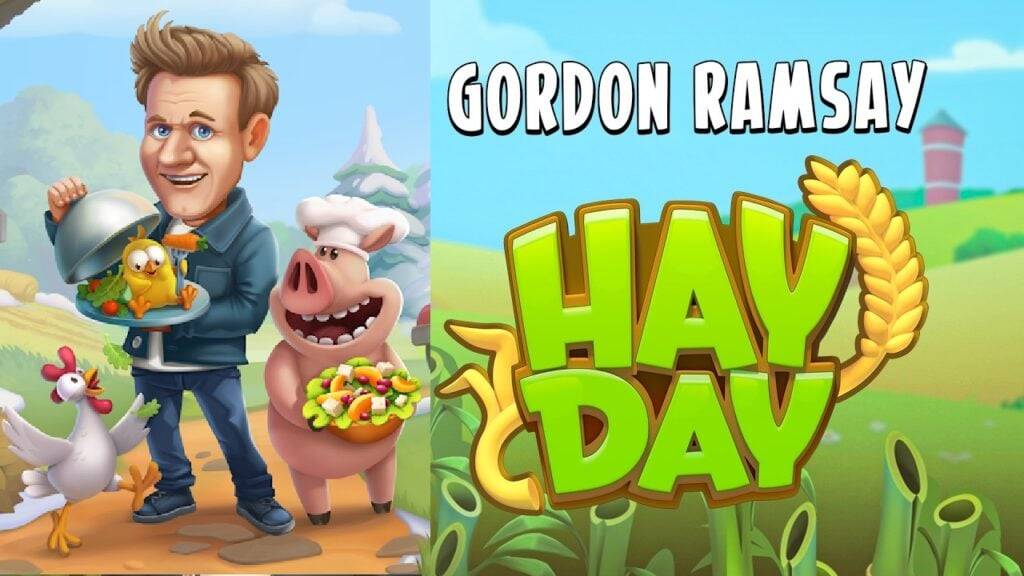 El famoso chef Gordon Ramsay intercambia cocinas para el evento de las granjas en el día del heno