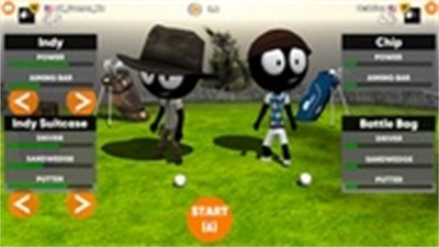 Stickman Cross Golf Battle スクリーンショット 2