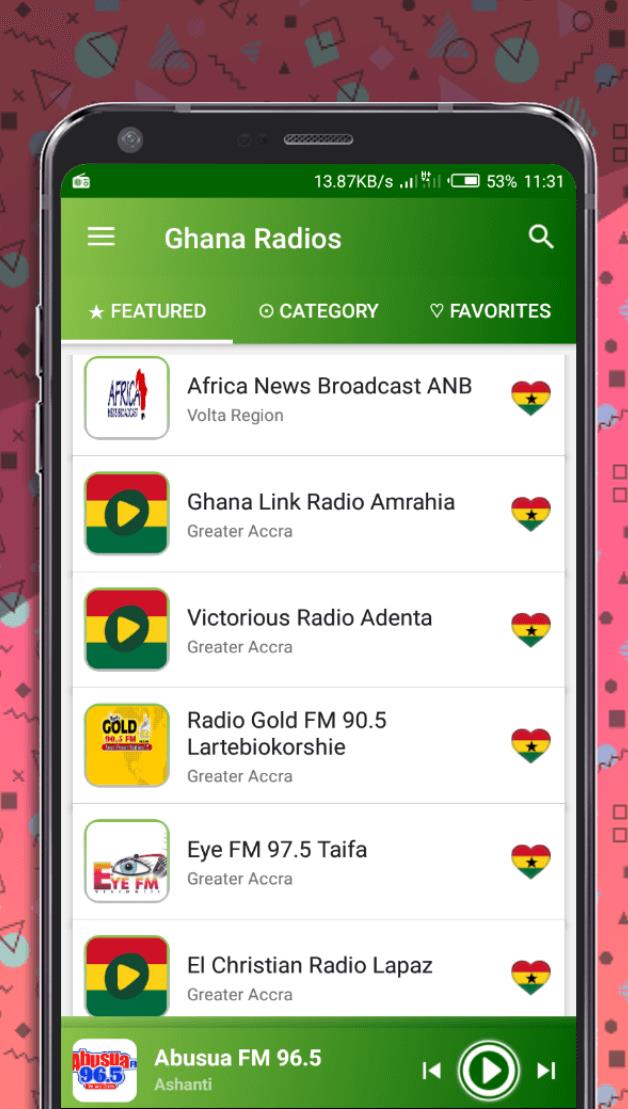 Ghana Radios - All Ghana Radio Captura de pantalla 0