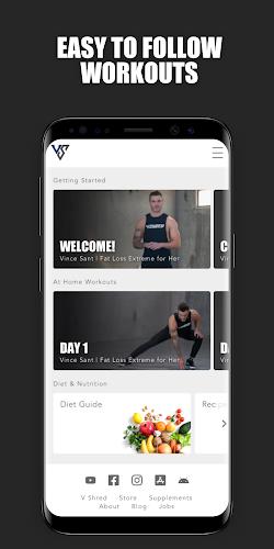 V Shred: Diet & Fitness應用截圖第3張