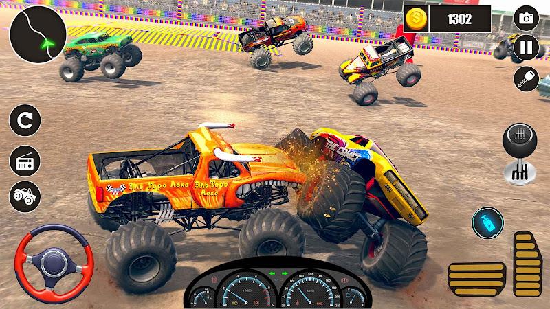 Monster Truck Demolition Crash Tangkapan skrin 1