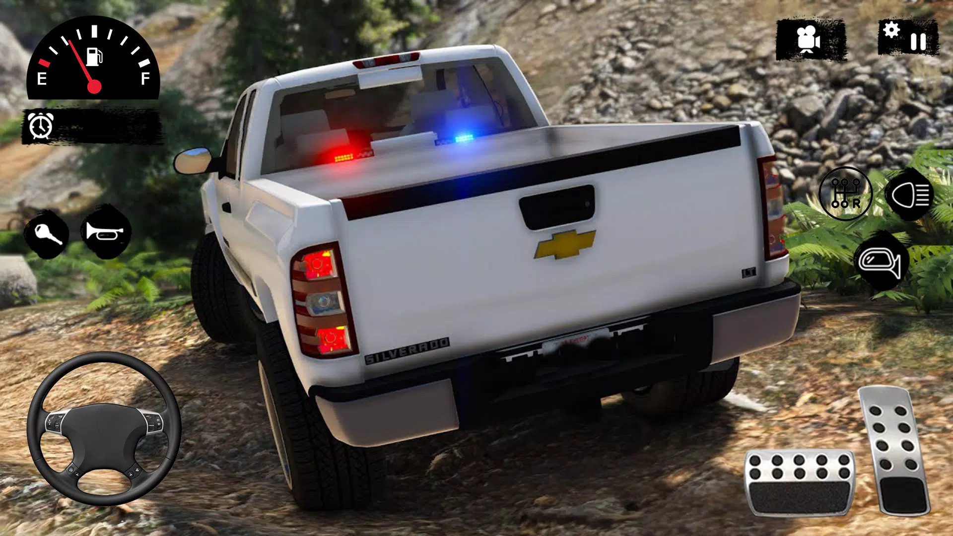 Schermata Offroad Police Truck Drive 3D 0