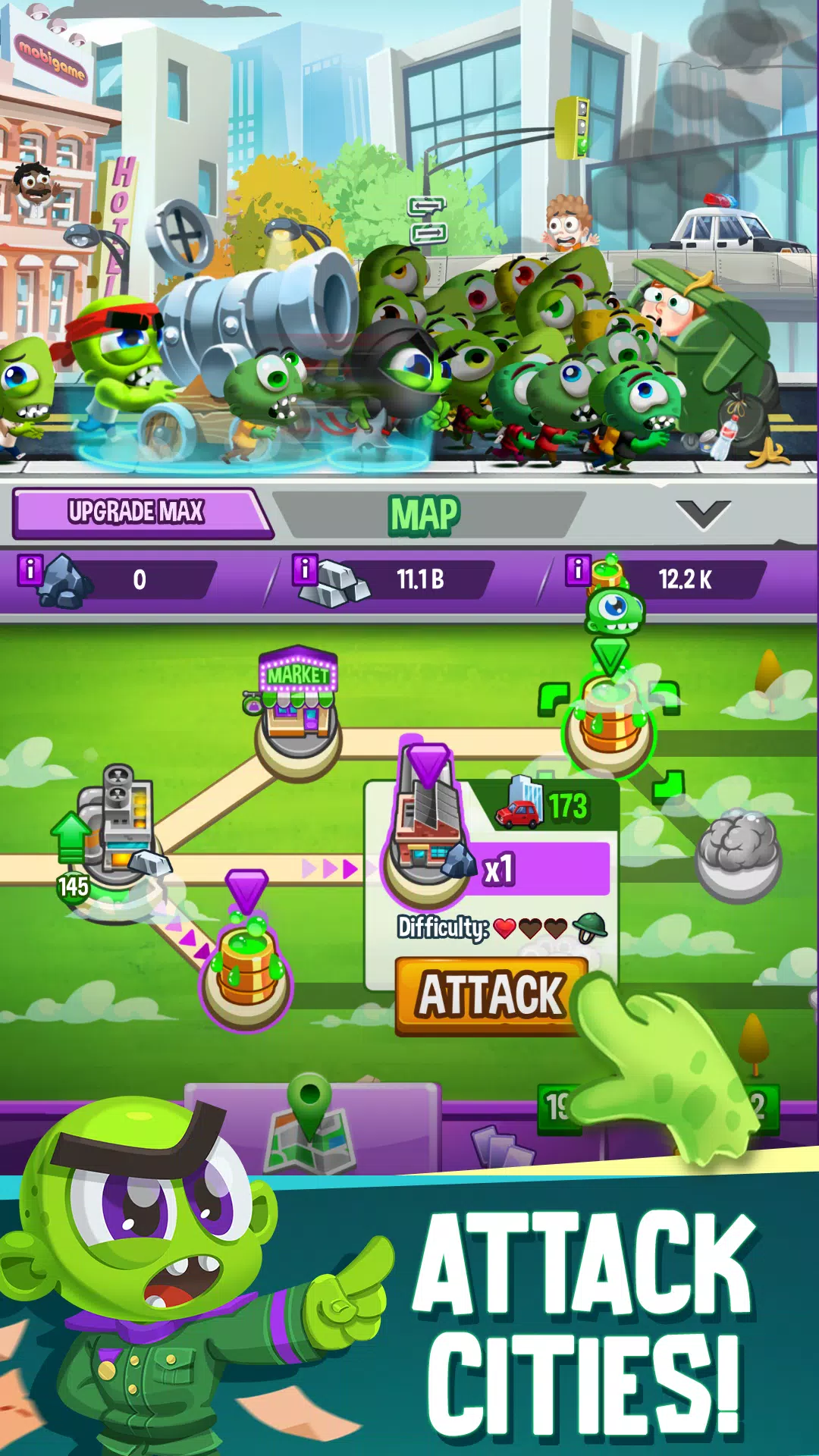 Idle Rush : Zombie Tsunami スクリーンショット 2