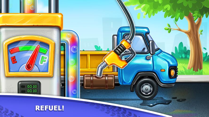 Kids truck games Build a house Ảnh chụp màn hình 2