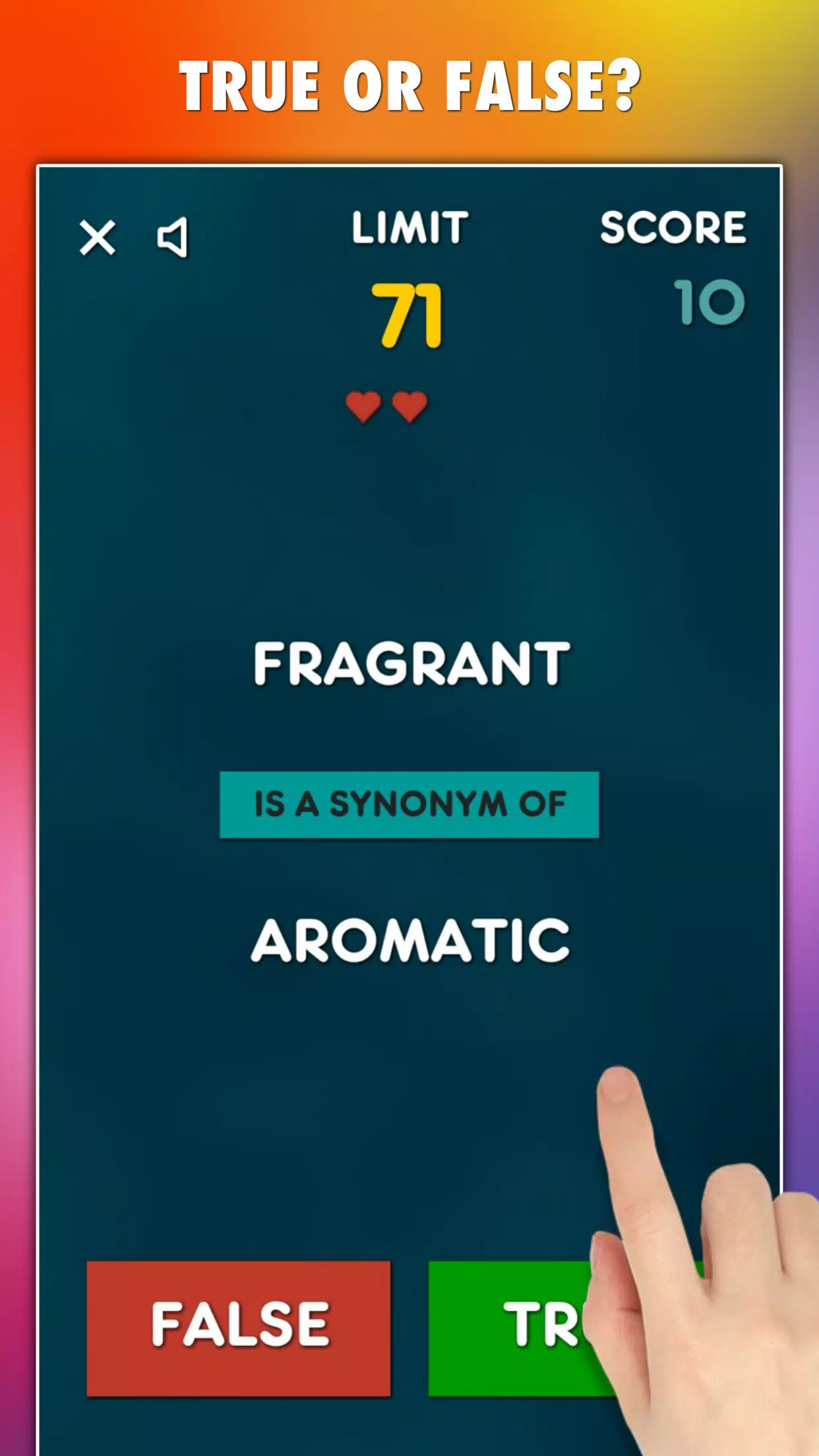 Synonyms Game Captura de tela 1