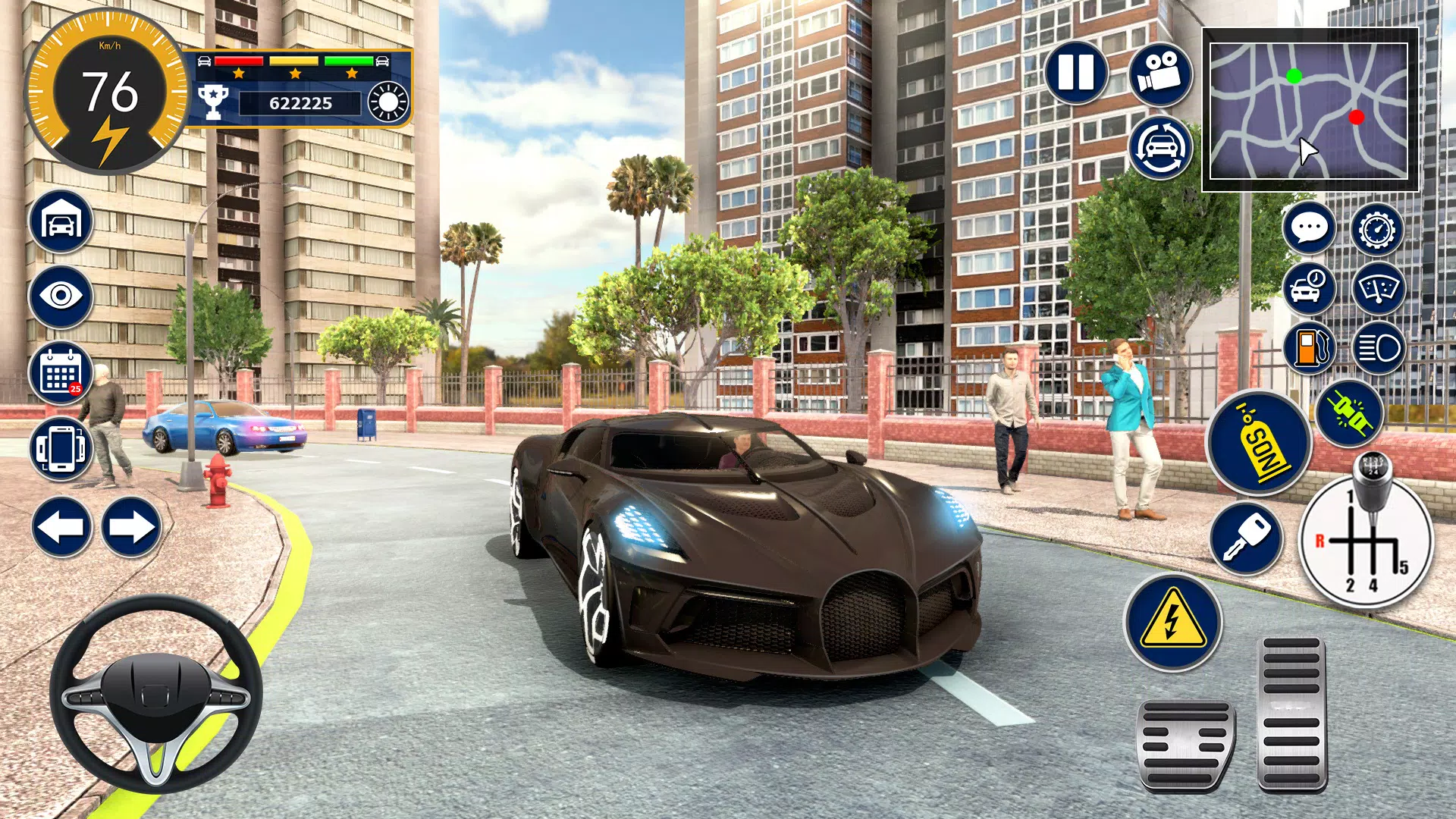 Bugatti Game Car Simulator 3D Captura de tela 3