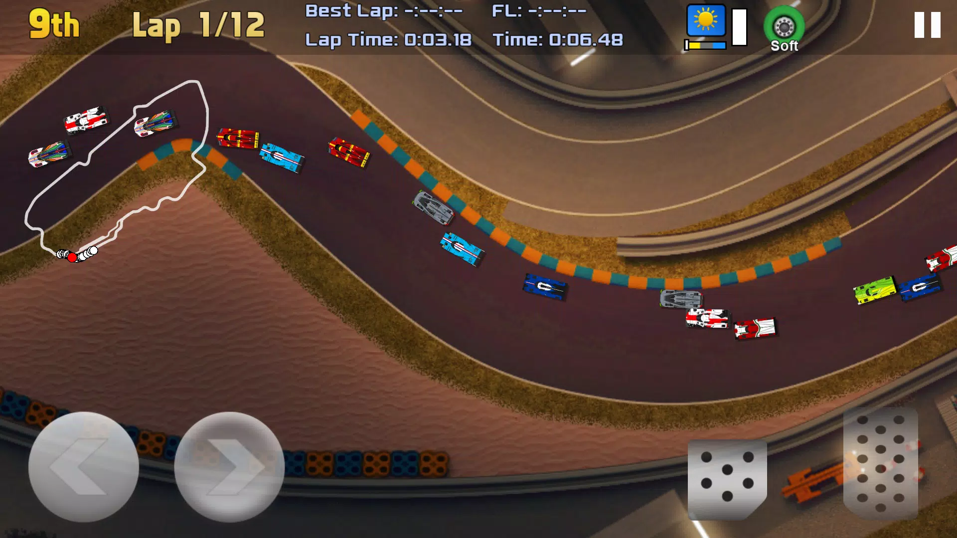 Ultimate Racing 2D 2! स्क्रीनशॉट 1