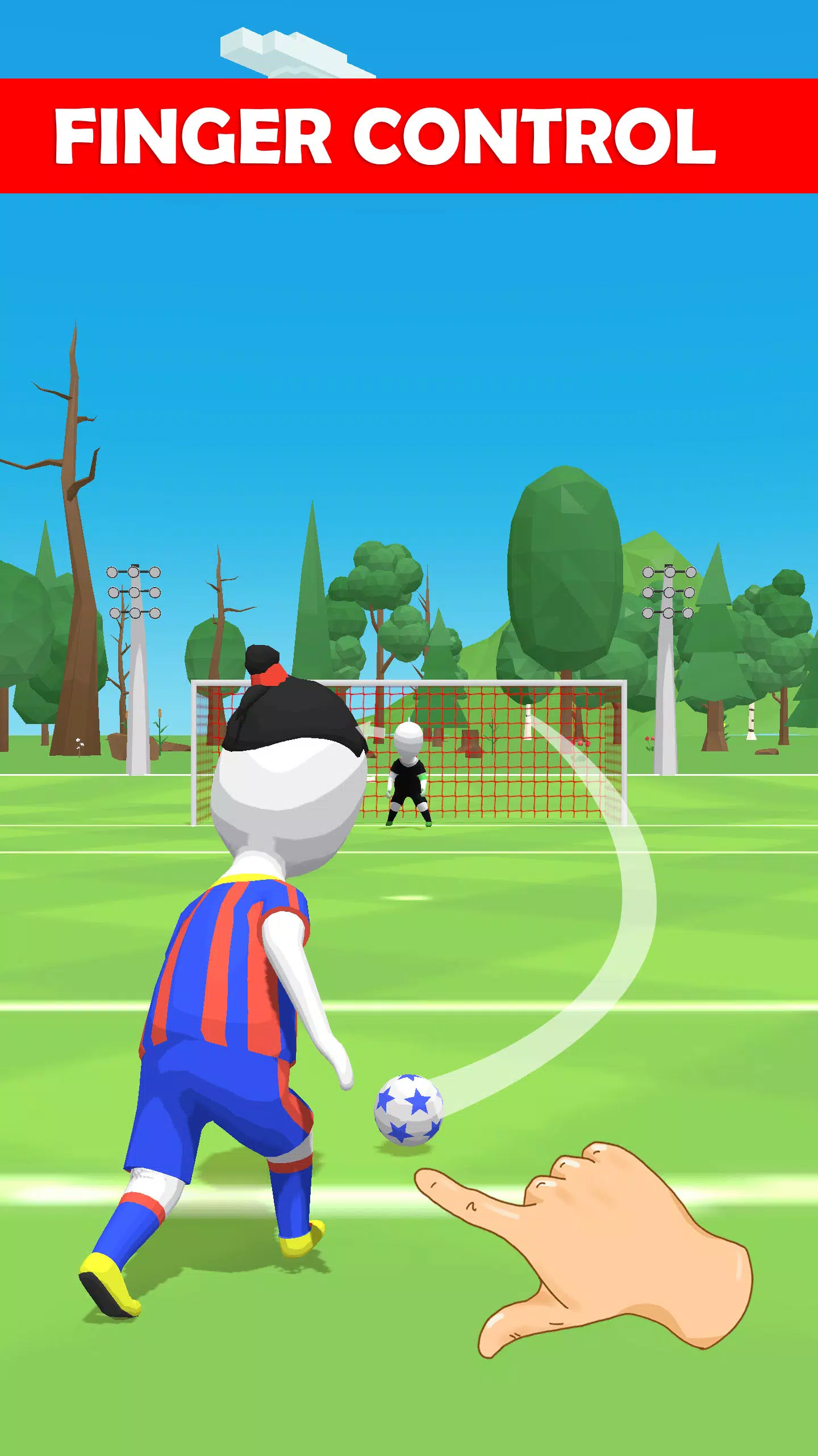 Stickman Freekick Captura de pantalla 0