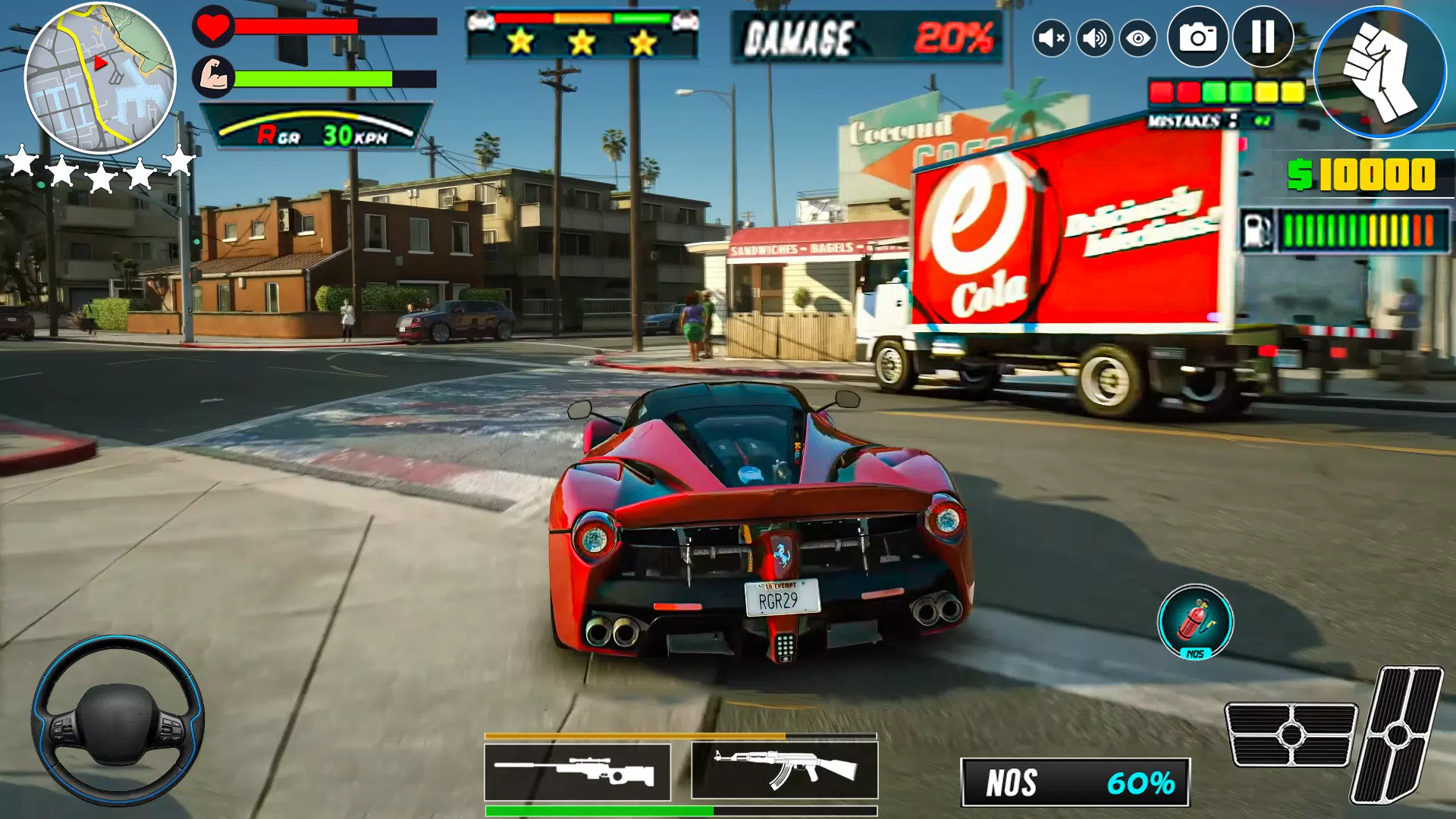 Vegas City Gangster Crime Game應用截圖第3張