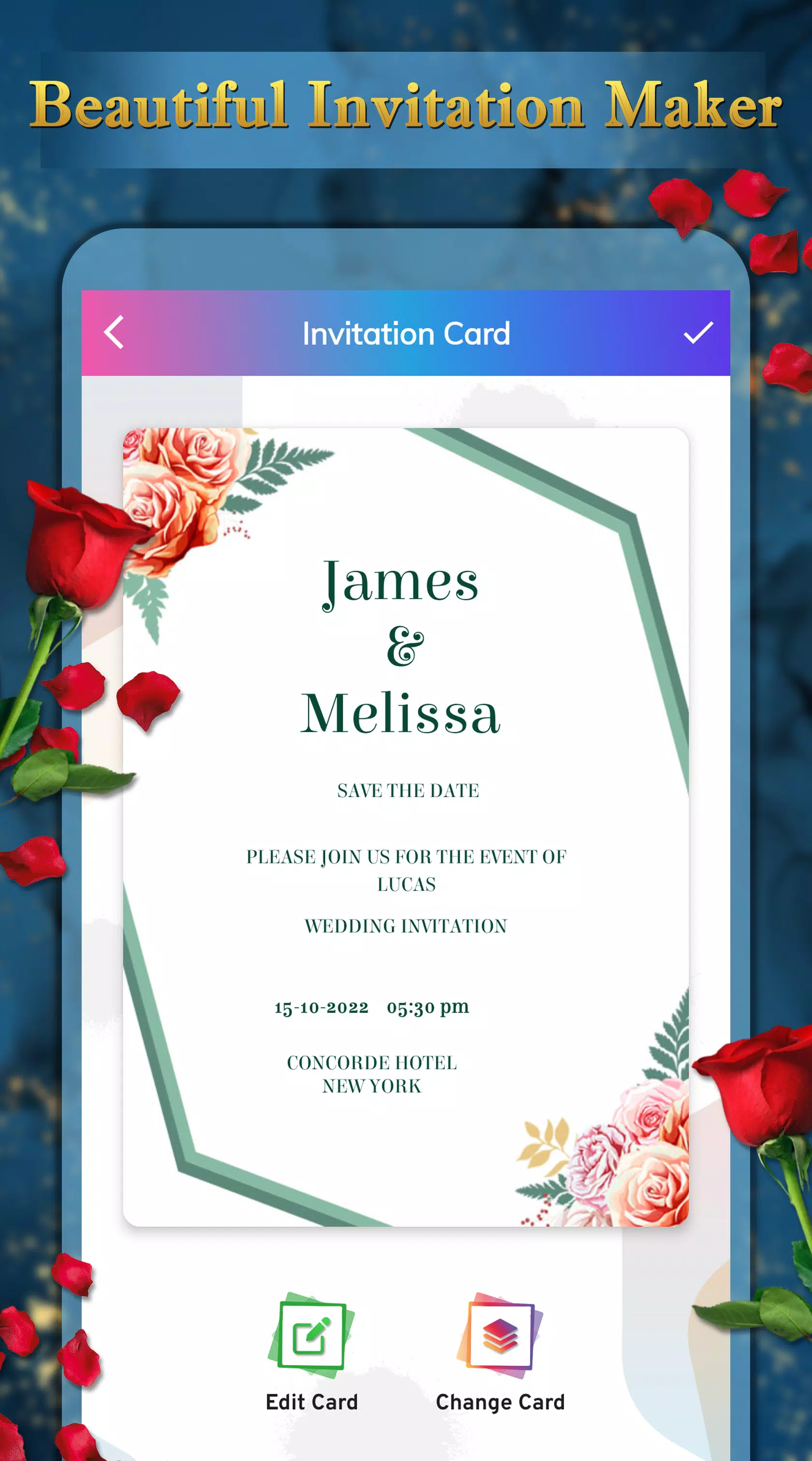 Invitation Card Maker應用截圖第3張