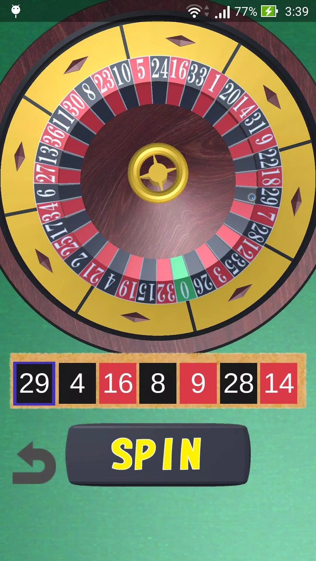 Roulette Wheel Ekran Görüntüsü 2