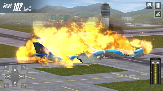 Plane Crash 3d: Airplane Games Скриншот 0