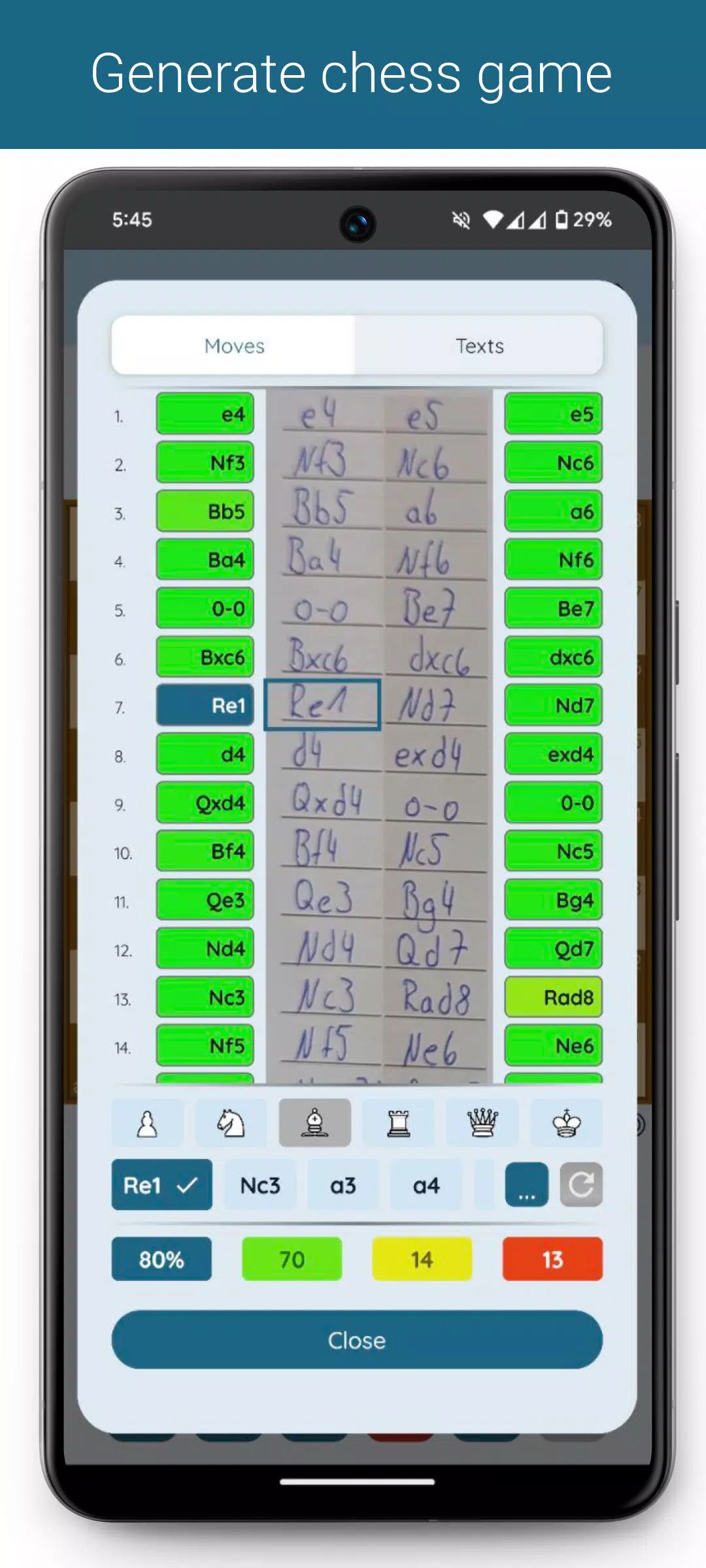 Chess Scanner Capture d'écran 1