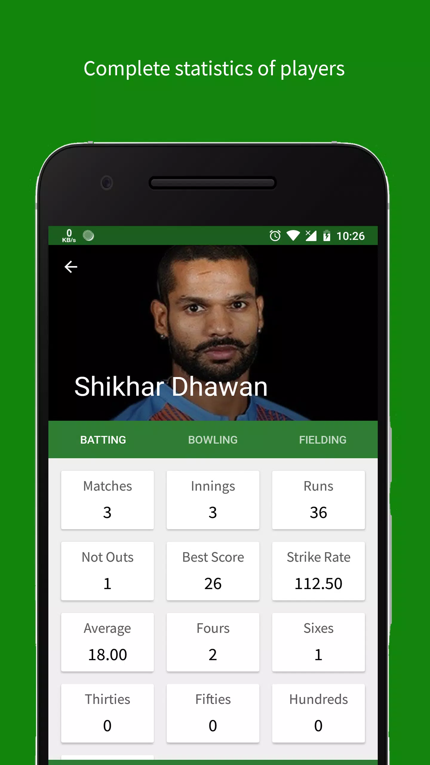 Cricket Scorer Captura de pantalla 3
