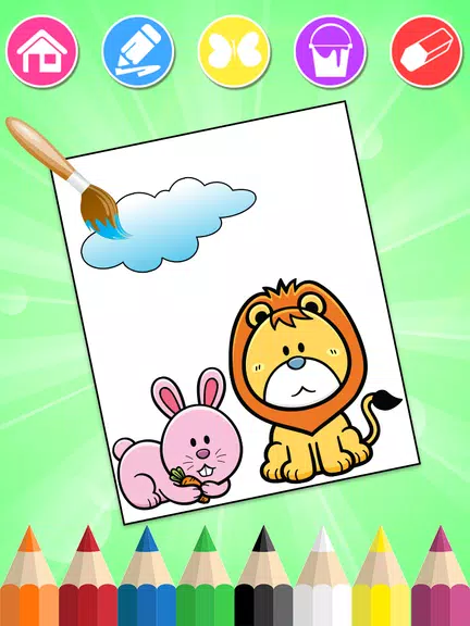 Coloring Games: Color Animals Ảnh chụp màn hình 1